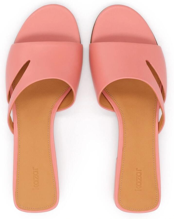 Kazar Pink mules with a wide heel - Foto 3