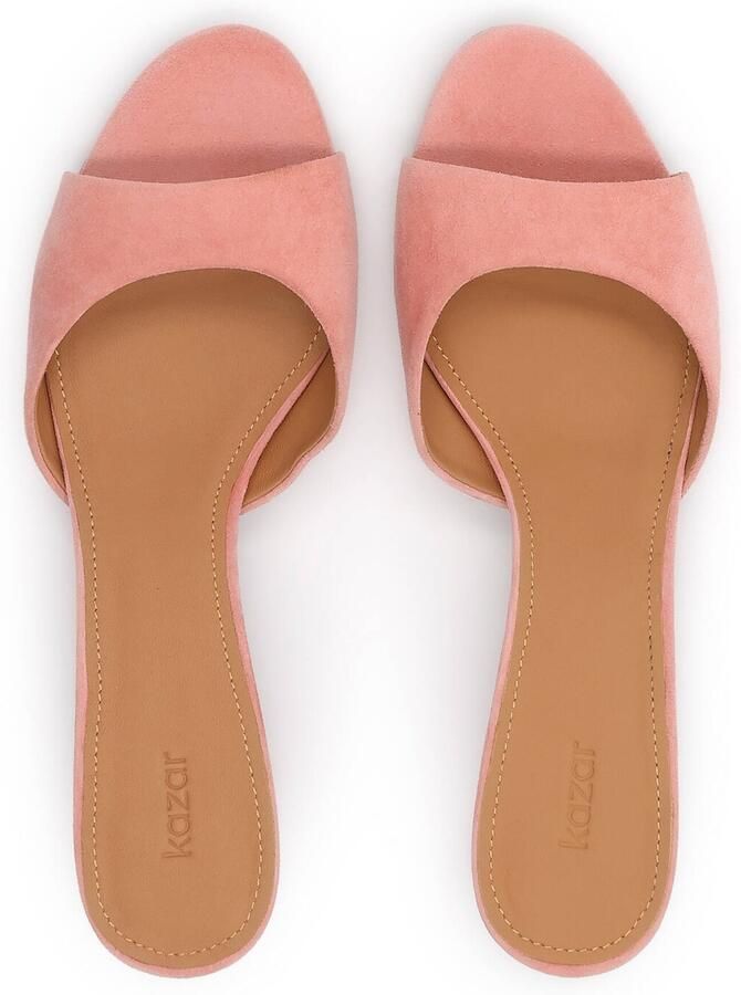 Kazar Pink suede mules - Foto 5