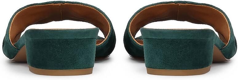 Kazar Green suede mules with a wide heel - Foto 2