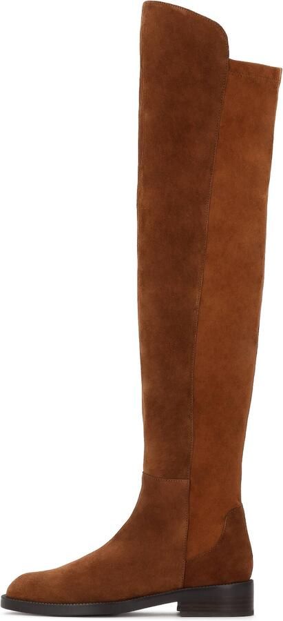 Kazar Overknee laarzen cognac