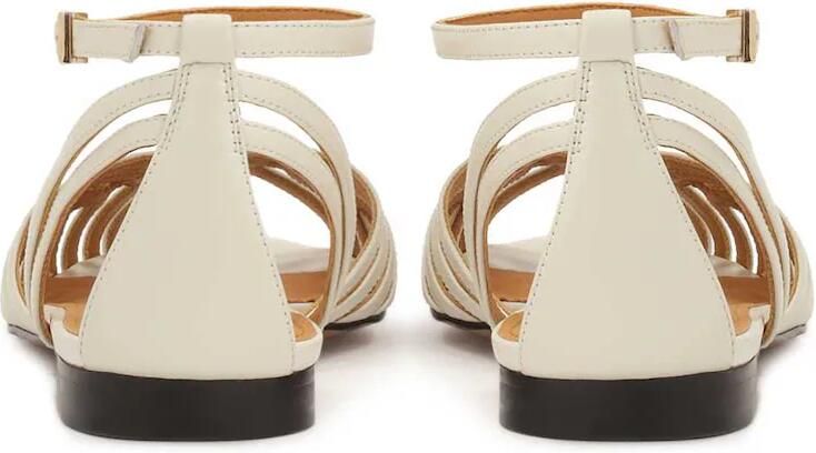 Kazar Platte leren sandalen met verlengde neuzen - Foto 5
