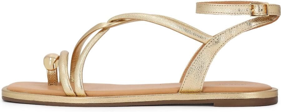 Kazar Sandalen met riem goud