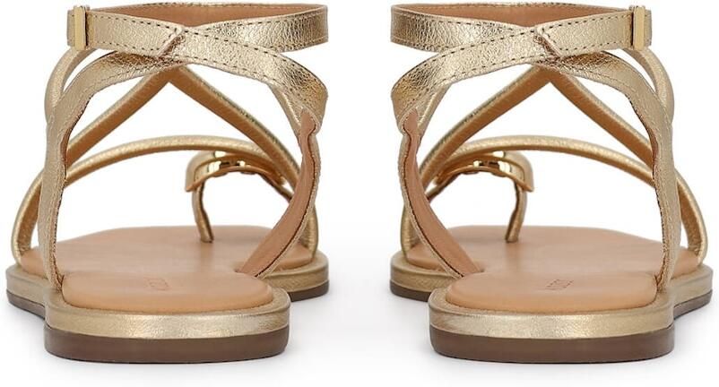 Kazar Sandalen met riem goud - Foto 4