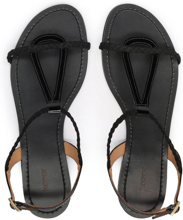 Kazar Sandalen met riem zwart - Foto 2