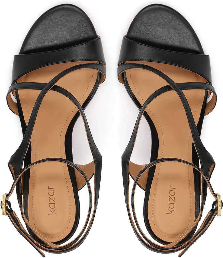 Kazar Sandalen met riem zwart - Foto 3