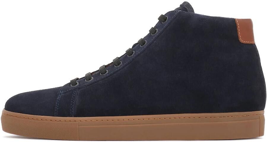 Kazar Sneakers hoog donkerblauw