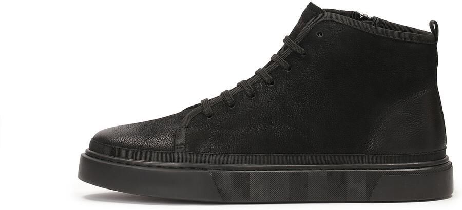 Kazar Zwarte sneakers met enkelhoog bovenwerk