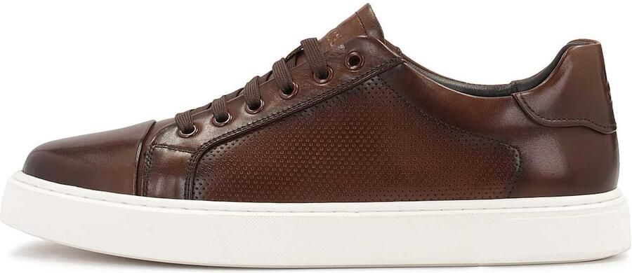 Kazar Brown casual sneakers with perforations - Foto 2