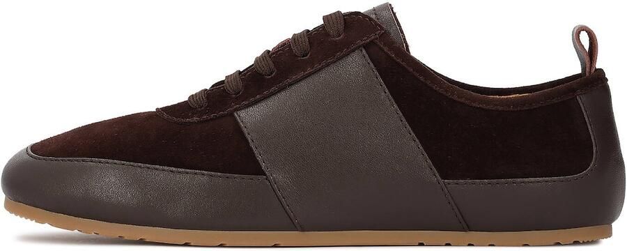 Kazar Brown suede and leather sneakers