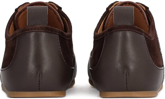 Kazar Brown suede and leather sneakers - Foto 3
