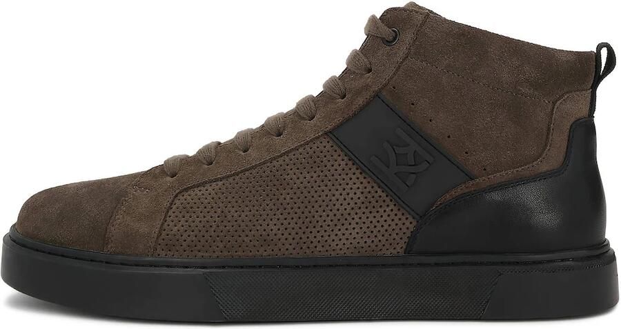 Kazar Sneakers laag bruin zwart
