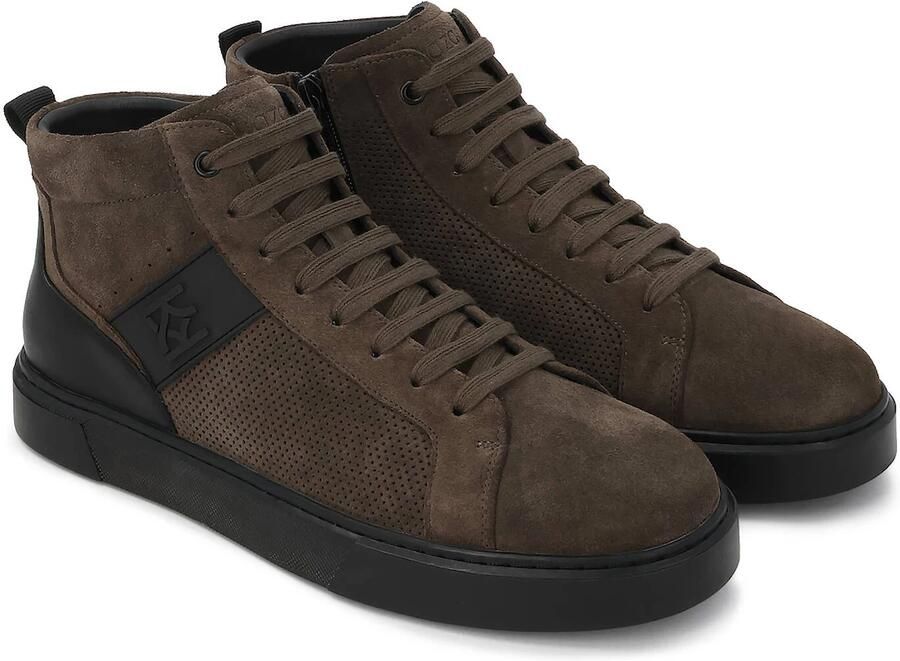 Kazar Sneakers laag bruin zwart - Foto 3