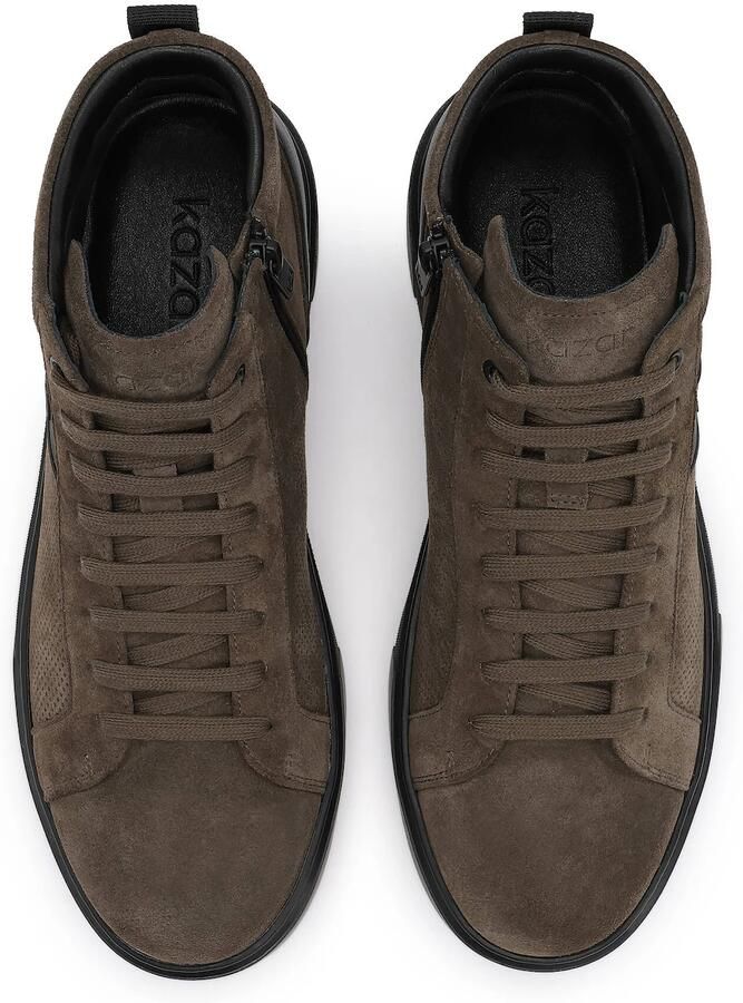Kazar Sneakers laag bruin zwart - Foto 2