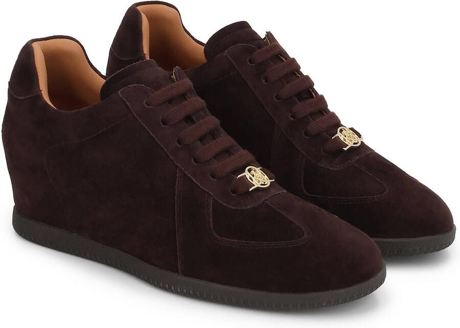 Kazar Sneakers laag donkerbruin - Foto 3