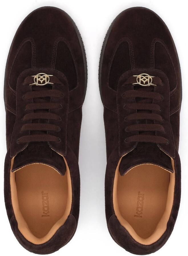 Kazar Sneakers laag donkerbruin - Foto 2