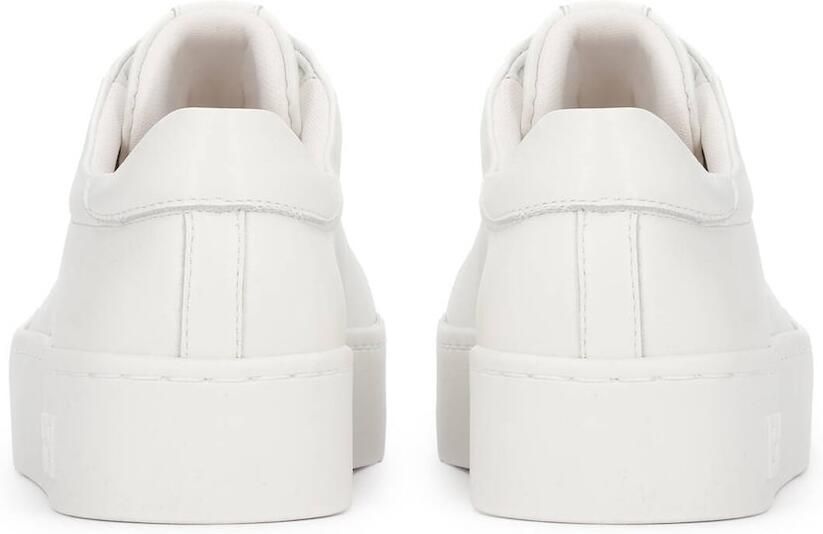Kazar White leather sneakers on a simple sole - Foto 3
