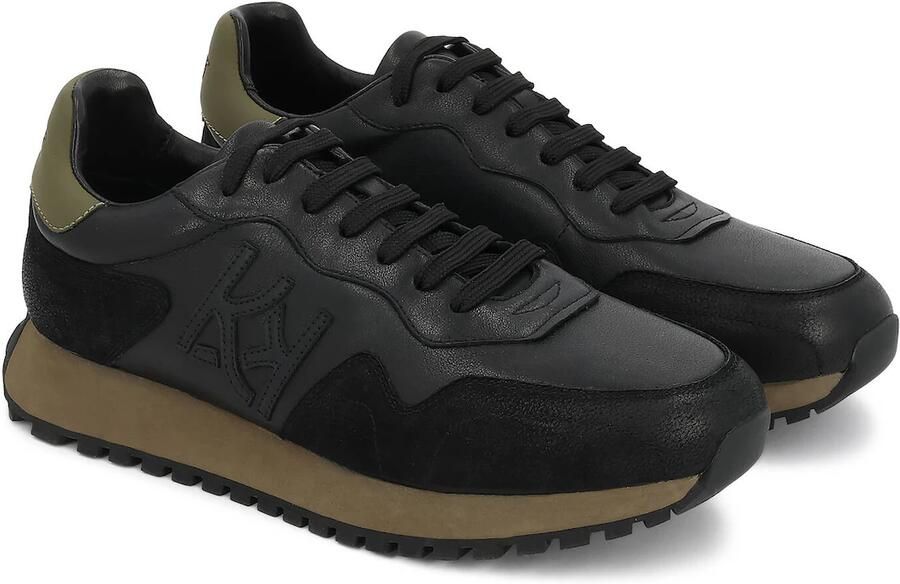 Kazar Sneakers laag groen zwart - Foto 3