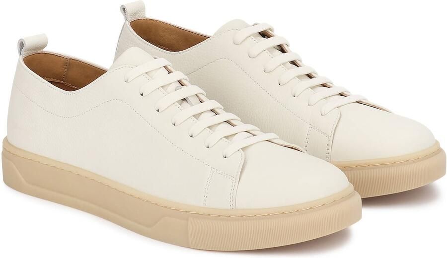 Kazar Leather sneakers with contrasting sole - Foto 3