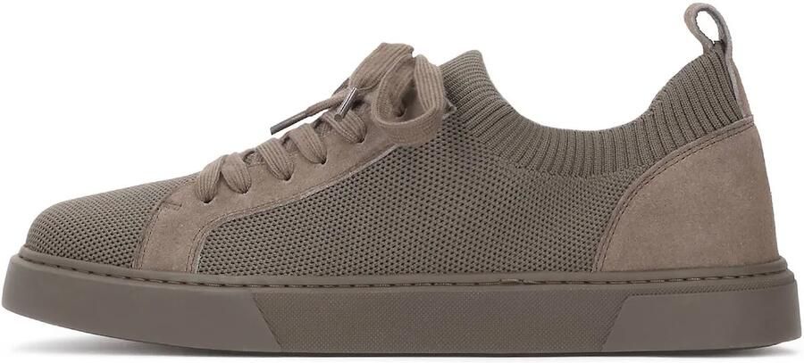 Kazar Sneakers laag taupe donkergrijs - Foto 2