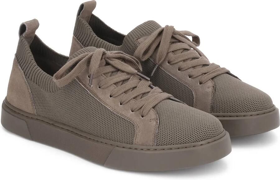 Kazar Sneakers laag taupe donkergrijs - Foto 4