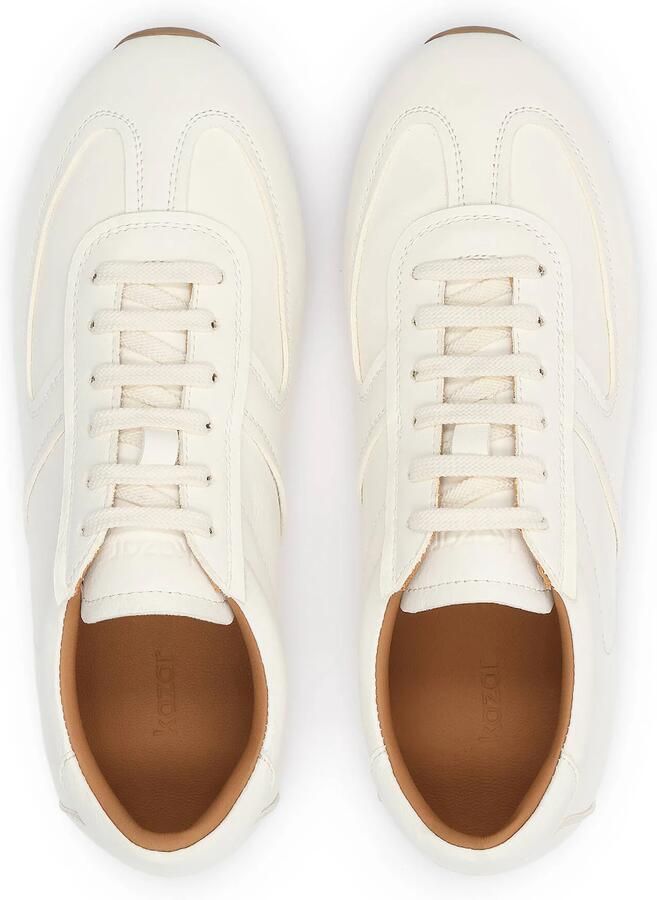 Kazar Leather sneakers with brown sole - Foto 4