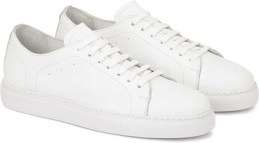 Kazar Witte heren sneakers met veters - Foto 2