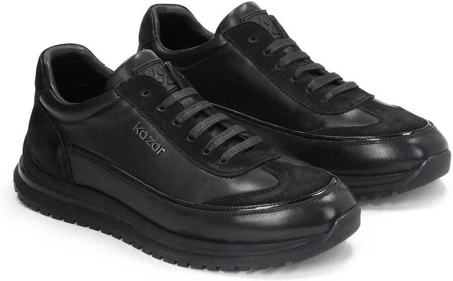 Kazar Zwarte sneakers voor mannen - Foto 3