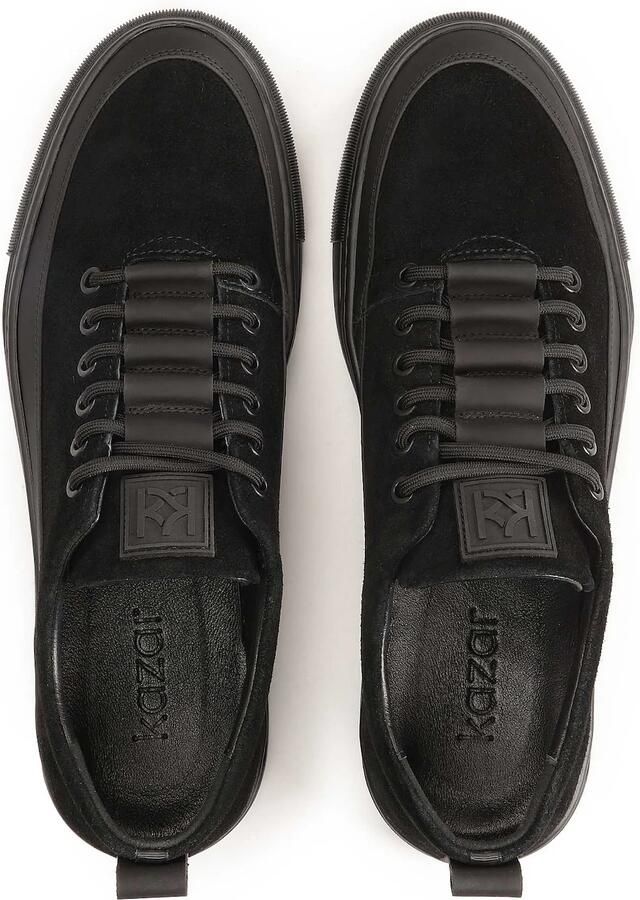 Kazar Heren sneakers van gecombineerde materialen Black - Foto 3