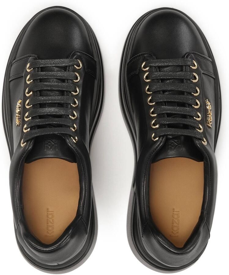 Kazar Leather sneakers on a thick straight sole - Foto 3