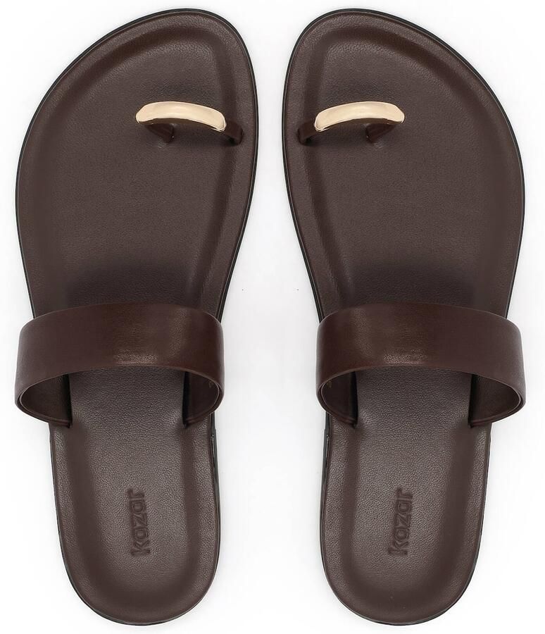 Kazar Teenslipper donkerbruin - Foto 3