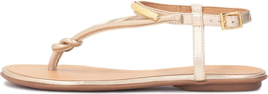 Kazar Leren platte sandalen Yellow Dames - Foto 2