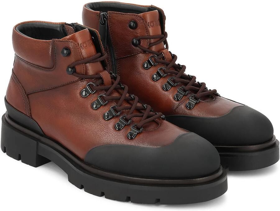 Kazar Veterboots kastanjebruin zwart - Foto 3
