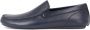 Kazar Heren marineblauwe leren instap mocassins Blue Heren - Thumbnail 2