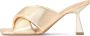 Kazar Elegante gouden muiltjes op een hak die gevormd is als een zandloper Yellow Dames - Thumbnail 2