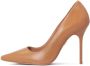 Kazar Lichtbruine leren stiletto's op een slanke hak Brown Dames - Thumbnail 2