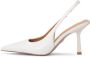 Kazar Off white pumps op een slanke stiletto met een vierkante hak White Dames - Thumbnail 2
