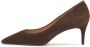 Kazar Donkerbruine pumps op een comfortabele lage hak Beige Dames - Thumbnail 2