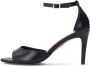 Kazar Zwart lederen sandalen op een slanke hak - Thumbnail 2