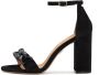 Kazar Zwarte sandalen met bedekte hiel versierd met een ketting - Thumbnail 2