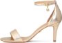 Kazar Leren gouden sandalen op een comfortabele hak Yellow Dames - Thumbnail 2