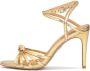 Kazar Elegante gouden sandalen met schuine bandjes - Thumbnail 2