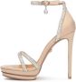 Kazar Elegante Avond Sandalen met Versierde Bandjes Beige Dames - Thumbnail 2