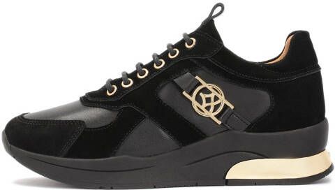 Kazar Aantrekkelijke zwarte sneakers van gecombineerde materialen - Foto 3