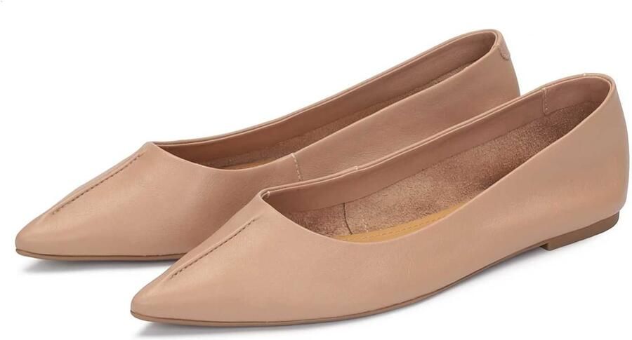 Kazar Studio Beige leren ballerina's van volnerfleer Beige Dames - Foto 4