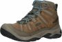 Keen Circadia Mid Dames Wandelschoenen Toasted Coconut North Atlantic Bruin Leer K1026764 - Thumbnail 2