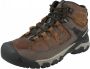 Keen Targhee III Mid Heren Wandelschoenen Bungee Cord Black Bruin Leer K1017786 - Thumbnail 3