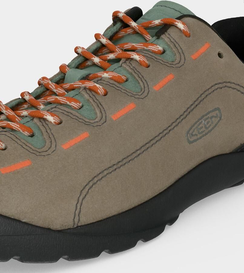 KEEN Lage schoen 'JASPER' brokaat jade groen oranje - Foto 3