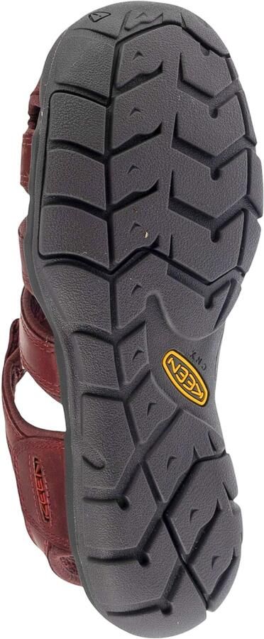Keen Clearwater Dames Wandelsandalen Wine Red Dahlia Bordeaux Leer K1025088 - Foto 3