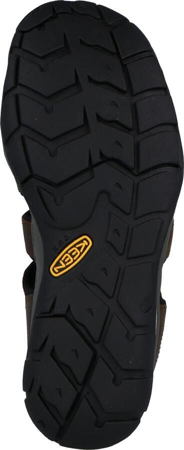 Keen Clearwater Heren Wandelsandalen Dark Earth Black Bruin Leer K1013106 - Foto 4