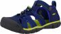 Keen Seacamp II Younger Kids Sandalen Blue Depths Chartreuse Blauw Polyester K1022978 - Thumbnail 3